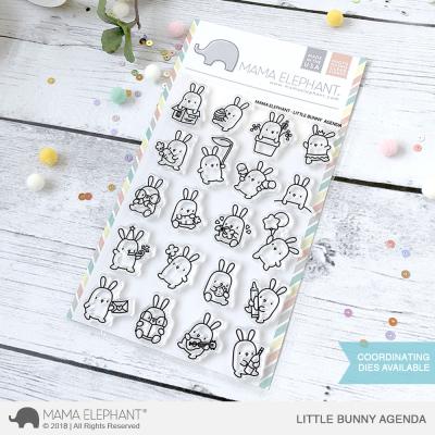 Mama Elephant Clear Stamps - Little Bunny Agenda